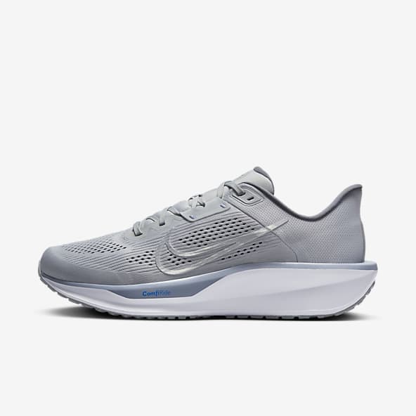 Nike gray running shoes hotsell